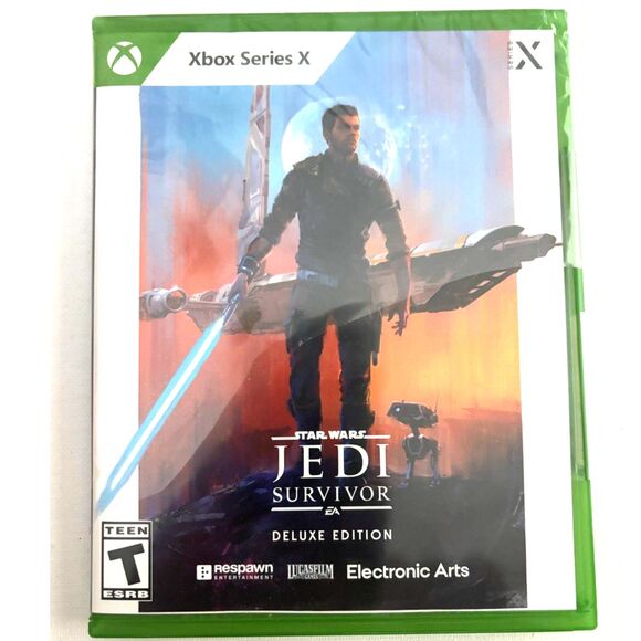 Microsoft Xbox Series X-Star Wars Jedi Survivor Deluxe Edition-NIB - Picture 5 of 8